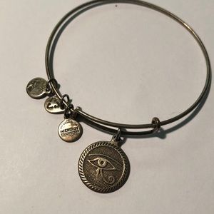 Alex and Ani Evil Eye Silver Bangle